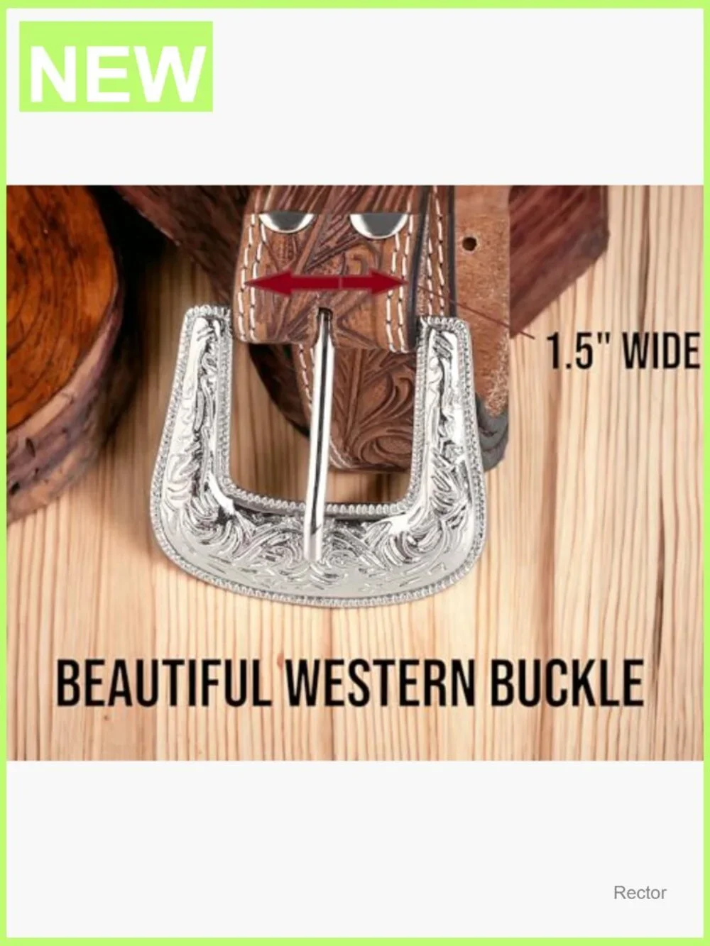 Men's Full Grain Leather Belt Strap with Snaps for Interchangeable Buckles